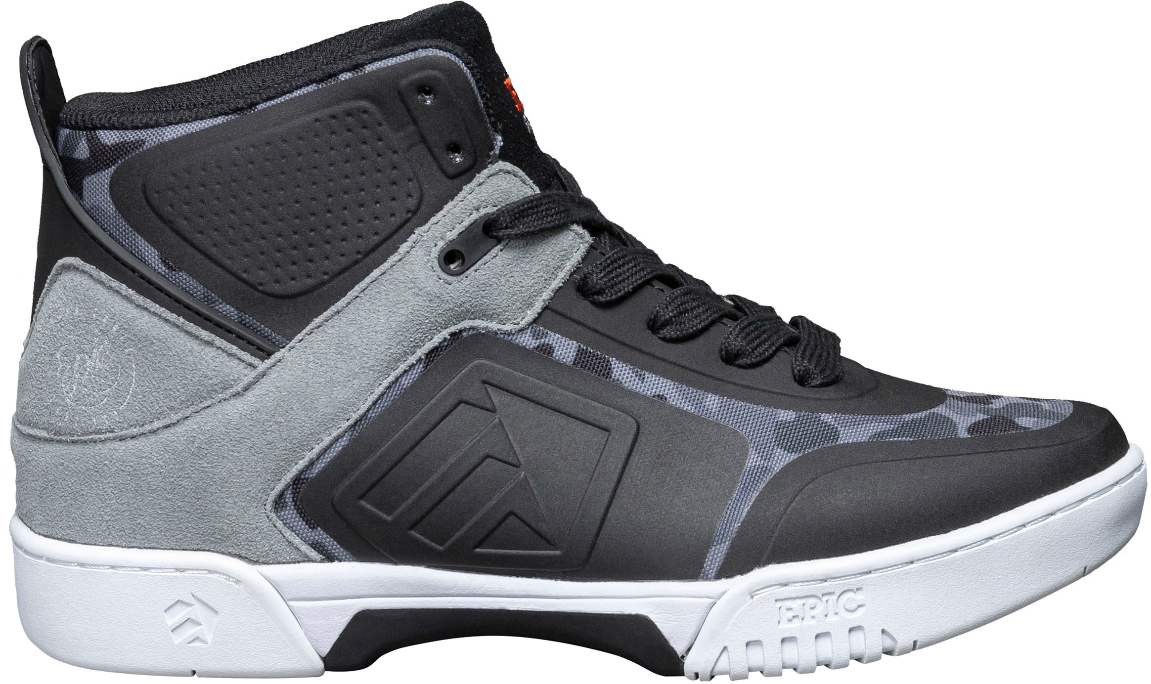 Gleitschuh EPIC GRINDSHOES "Stomper/Storm" Gr. 36, schwarz (schwarz, grau, weiß), Inlineskates_Rollschuhe, 36 (bis ), Leder, Nylon Image