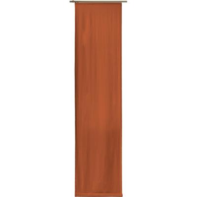 Schiebegardine WIRTH "Newbury" Gr. 1, orange (terrakotta), B:57cm H:145cm, Jacquard, Baumwolle, Polyester, Gardinen, Ohne Befestigungszubehör, Breite: 57 cm Image
