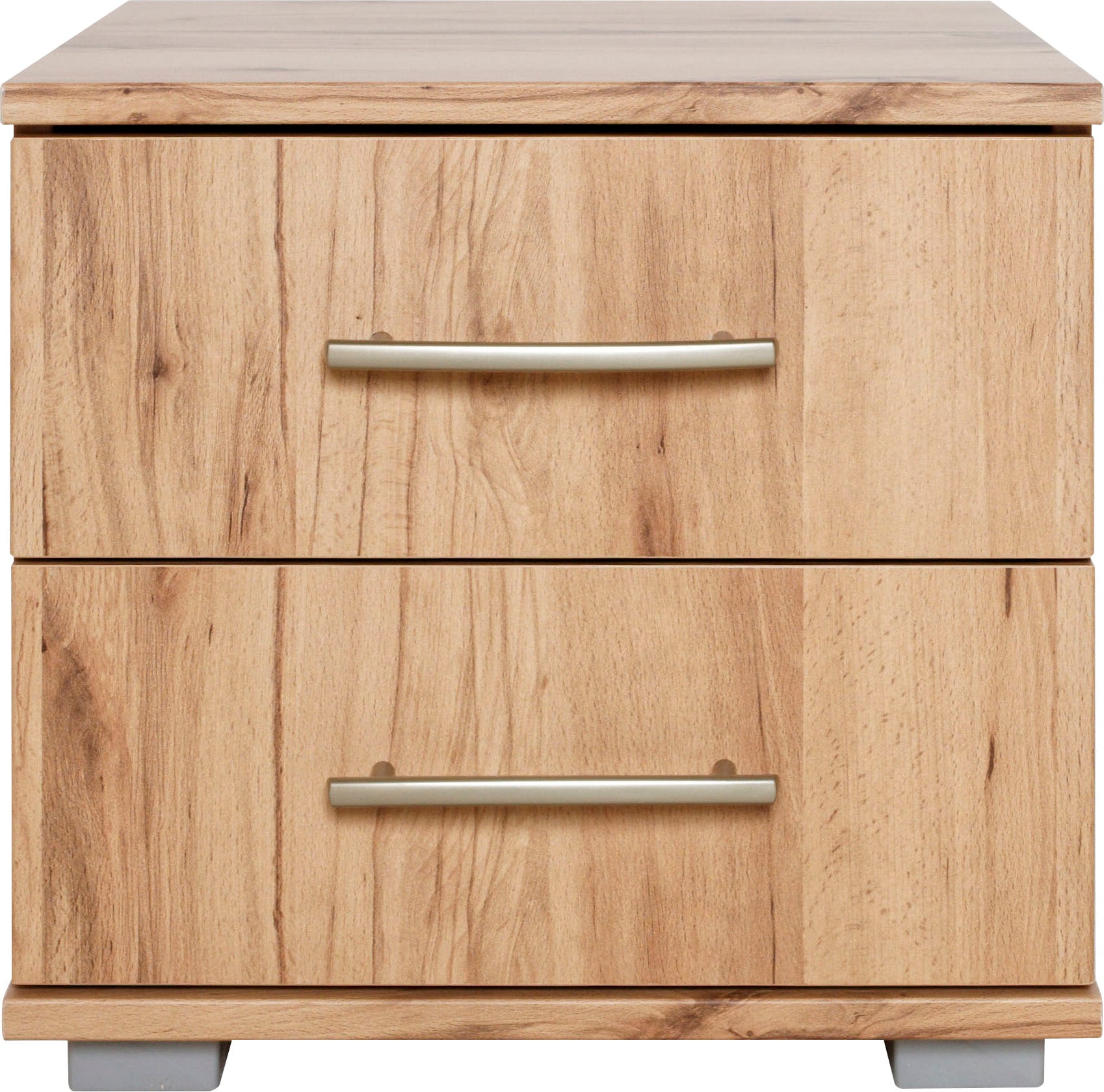 Nachtkonsole PRIESS "Husum Nachtkonsole in premium Qualität Schlafzimmer Schrank", beige (astkernbuchefarben), B:41cm H:37cm T:38cm, Holzwerkstoff, Sideboards, Nachtkonsole, mit 2 Schubkästen Nachtschrank Beistellschrank Nachtschränkchen
