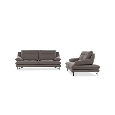 2-Sitzer CALIA ITALIA "Cezanne, italienisches Designsofa mit erstklassigem Sitzkomfort", grau (34 tortora), B:180cm H:90cm T:109cm, Sofas, wahlweise mit Sitztiefenverstellung Image