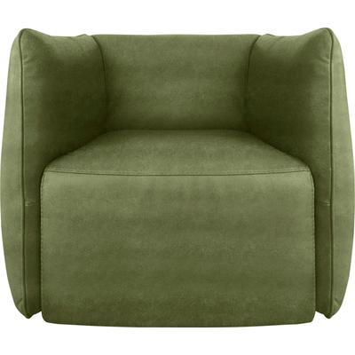 Sessel EGOITALIANO "Ludo Loungesessel, Designsessel, Clubsessel, elegant und zeitlos", grün (kiwi), B:80cm H:68cm T:80cm, Sessel, Einzelsessel, mit tollem Sitzkomfort, Solitärsessel Image