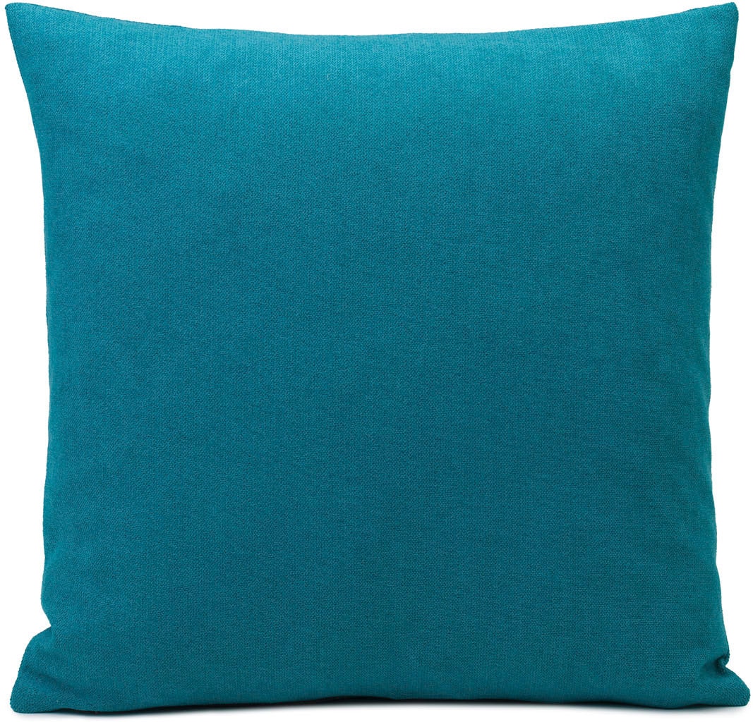 Kissenhülle GÖZZE "Darco" Gr. 1, blau (petrol), B:40cm L:40cm, Polyester, Obermaterial: 100% Polyester, Kissenbezüge