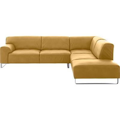 Ecksofa W.SCHILLIG, gelb (kurkuma), B:271cm H:80cm T:245cm, Sofas Image