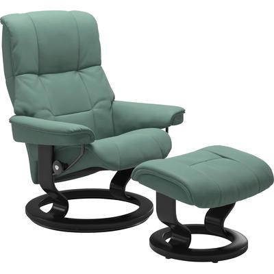 Relaxsessel STRESSLESS "Mayfair", grün (aqua grün paloma), B:79cm H:101cm T:73cm, Leder BATICK: BATICK ist ein leicht korrigiertes, durchgefärbtes und genarbtes Möbelleder, bei dem die meisten Unebenheiten und Spuren in der Regel entfernt wurden.,... Image