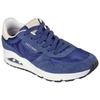 Sneaker SKECHERS "UNO-VINTAGE DAYZ", Herren, Gr. 48,5, blau (navy), Leder, casual, Schuhe, Keilsneaker, Sneaker mit Luftkissen