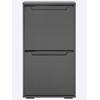 Schuhschrank HEINE HOME, grau (anthrazit), B:50cm H:92cm T:20cm, MDF, Schränke