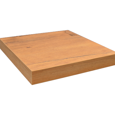 Arbeitsplatte IMPULS KÜCHEN, braun (vintage eiche, nachbildung), B:250cm H:4cm T:60cm, Spanplatte, Tischplatten, in vielen Breiten, 4cm stark, passend zu allen Serien Image