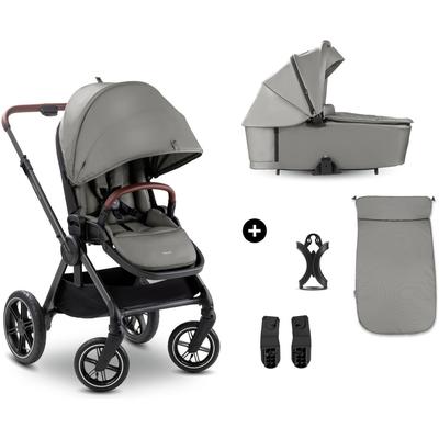Kombi-Kinderwagen HAUCK "Comfort N Care Air", Baby, grau (dunkelgrau), Aluminium, Polyester, Kinderwagen, Belastbarkeit bis 22 kg Image