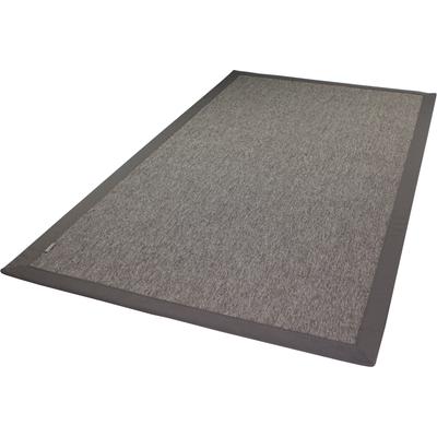 Teppichboden DEKOWE "Naturino RipsS2 Spezial", grau (platin), B:180cm H:8mm L:250cm, Kunstfaser, Teppiche, Flachgewebe, meliert, Sisal-Optik, In- und Outdoor geeignet Image