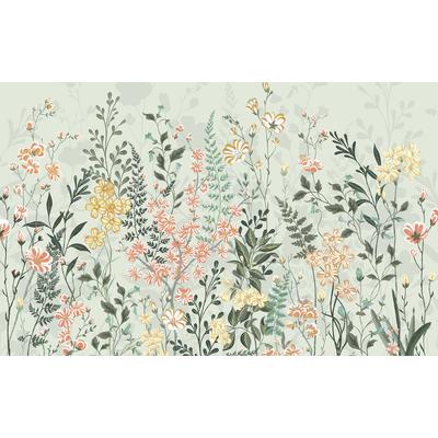 Vliestapete KOMAR "Digitaldruck Vlies - Hay Meadow - Größe 400 x 250 cm", bunt, B:400m L:250m, Vlies, Tapeten, Wohnzimmer, Schlafzimmer Image