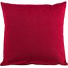 Dekokissen GÖZZE "Duval", rot (bordeaux, unifarben), B:50cm L:50cm, Polyester, Dekokissen_Sitzkissen_Kissenhüllen, mit Reißverschluss, Kissenhüle ohne Füllung, 2 Stück