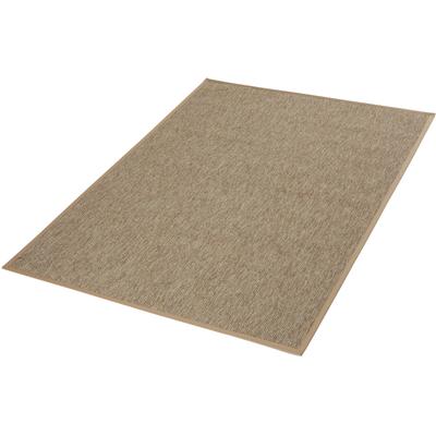 Teppichboden DEKOWE "Naturino Prestige Spezial", braun (camel), B:100cm H:10mm L:150cm, Obermaterial: 100% Polypropylen, Teppiche, Flachgewebe, meliert, Sisal Optik, In- und Outdoor geeignet Image