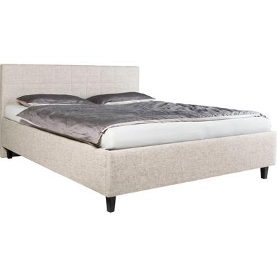 Polsterbett ALINA "Pepe", beige (beige tta 2), B:187cm H:102cm L:212cm, Struktur TTA (100% Polyester), Betten, wahlweise mit Matratze und Lattenrost, in diversen Ausführungen Image