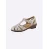 Sandalette CASUAL LOOKS, Damen, Gr. 39, gelb (vanille), Glattleder, sportlich, Schuhe