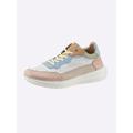 Sneaker GEMINI, Damen, Gr. 40, bunt (weiß, bunt), Glattleder, Veloursleder, sportlich, Schuhe