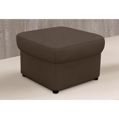 Hocker DOMO COLLECTION "Papenburg", braun (schoko), B:57cm H:41cm T:57cm, Luxus-Microfaser (100% Polyester), Struktur ( 90% Polyester, 10% Polyacryl), Microfaser PRIMABELLE (100% Polyester), Kunstleder SOFTLUX, Chenilleoptik (95% Polyester, 5%... Image
