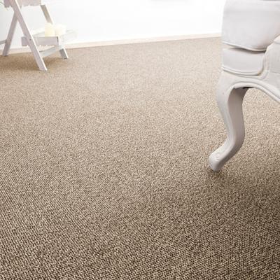 Teppichboden ANDIAMO "Carlos, Feinschlinge, Made in Netherlands", beige, B:400cm H:6,5mm L:500cm, Polypropylen, Teppiche, melierte Optik, Breite 400 cm oder 500 cm, strapazierfähig Image