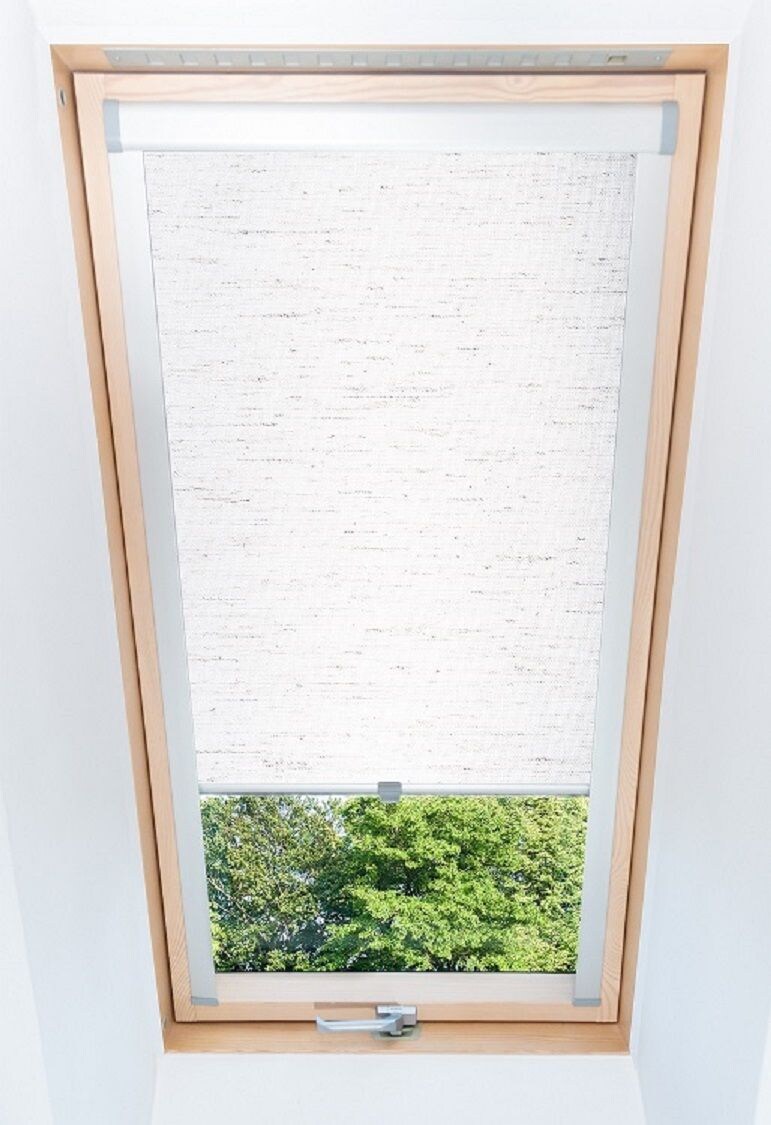 KS Handel 24 Dachfensterrollo Thermo verdunkelnd passend für Velux 035 (Baujahr 1972-2022) Natur Image