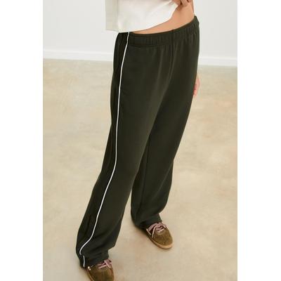 Stradivarius Soft-touch joggers with buttons M