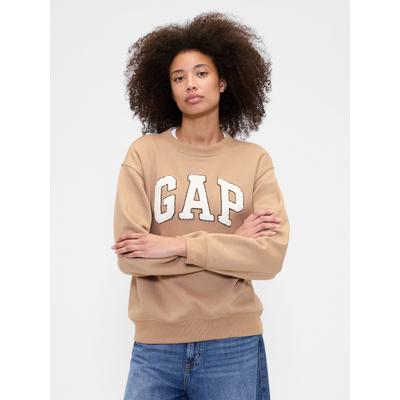 Gap Brown Logo Fleece Sweatshirt