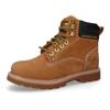 Schnürboots DOCKERS BY GERLI, Herren, Gr. 43, braun (camelfarben), klassisch, Schuhe, Winterboots, Workerboots mit Profilsohle