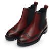 Chelseaboots ARA "TULSA", Damen, Gr. 5,5 (38,5), lila (beere used), Glattleder, Elastischer Einsatz, Lyralochung, modisch, Schuhe, Stiefelette, Schlupfboots mit Lyralochung, G-Weite (weit)