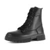 Schnürboots GABOR "YORK", Damen, Gr. 44, schwarz, Kalbsleder, unifarben, modisch, Schuhe, Blockabsatz, Plateau, Schnürstiefelette in Schuhweite G (= weit)