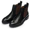 Chelseaboots ARA "TULSA", Damen, Gr. 6 (39), schwarz, Lackleder, Elastischer Einsatz, glänzend, elegant, Schuhe, Boots, Winterboots in Weite G (= weit)