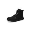 Schnürboots DOCKERS BY GERLI, Damen, Gr. 42, schwarz, Nubuklederimitat, Schuhe, Barfußschuh, Boots mit Warmfutter