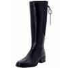 Weitschaftstiefel SHEEGO, Damen, Gr. 39, schwarz, Leder, Schuhe