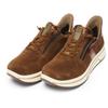 Sneaker ARA "SAPPORO", Damen, Gr. 8 (42), braun (dunkelbraun, metallic), Veloursleder, Glattleder, sportlich, Schuhe, Plateausneaker, Schnürschuh in Komfortweite H (= sehr weit)