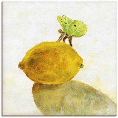 Leinwandbild ARTLAND "Sich wiederfinden", gelb (farbe bild(er): gelb), B:70cm H:70cm T:1,8cm, Canvas, Leinwand, Bilder, auf Keilrahmen gespannt Image