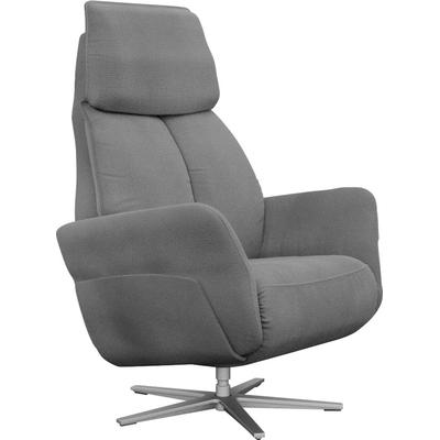 Relaxsessel ALINA "Thimo", grau (anthrazit xbo 9), B:84cm H:117cm T:90cm, Struktur fein XBO (100% Polyester), Sessel, in Größe L, Liegefläche 185cm, verstellbar, optional mit Aufstehhilfe Image