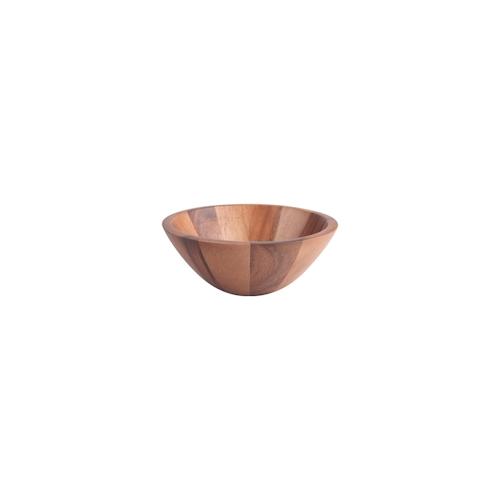 Salatschüssel 25 cm aus Akazienholz - Braun Rund Holz T&g Woodware
