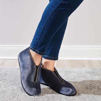 Hausschuh knöchelhoch Bootie blau Image