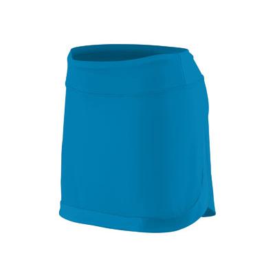 Augusta Sportswear AG2410 Women's Action Color Block Skort in Power Blue/Power Blue size 2XL | Polyester/Spandex Blend 2410