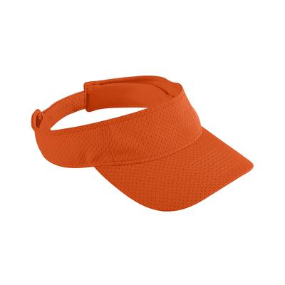 Augusta Sportswear 6228 Youth Athletic Mesh Visor in Orange | Polyester