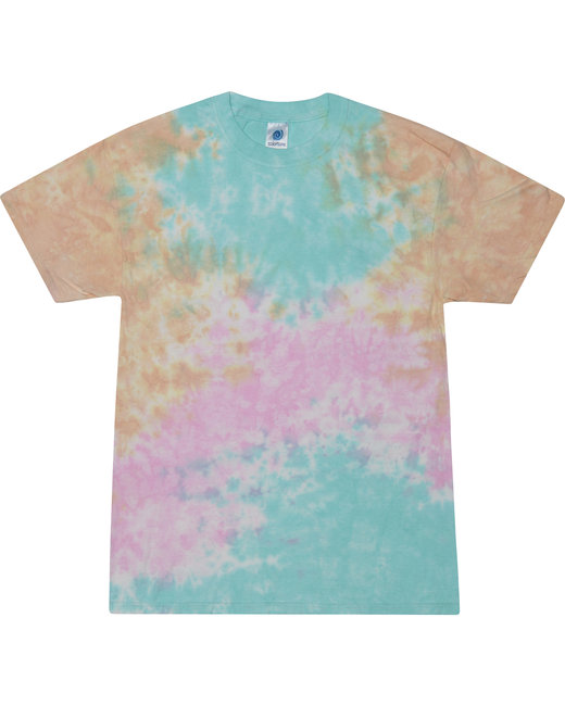 Tie-Dye CD100Y Youth Tie Dye Top in Snow Cone size Small | Cotton