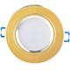3W/5W/7W LED Recessed Downlight High Brightness LED Ceiling Panel Light Energy Saving Aluminum Commercial Indoor Decoration downlights(Warm Light,7W) (White Light 5W)