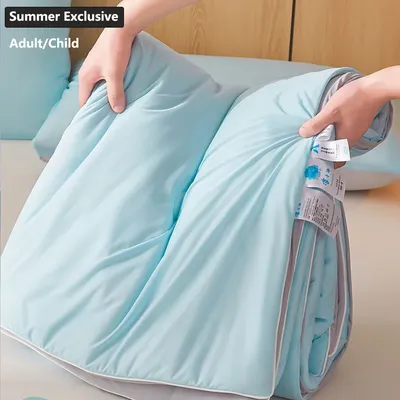 Grade A Cooling Blanket for Bed Soft Breathable King Size Summer Quilt Queen Air Condition Comforter Lightweight Cool Duvet