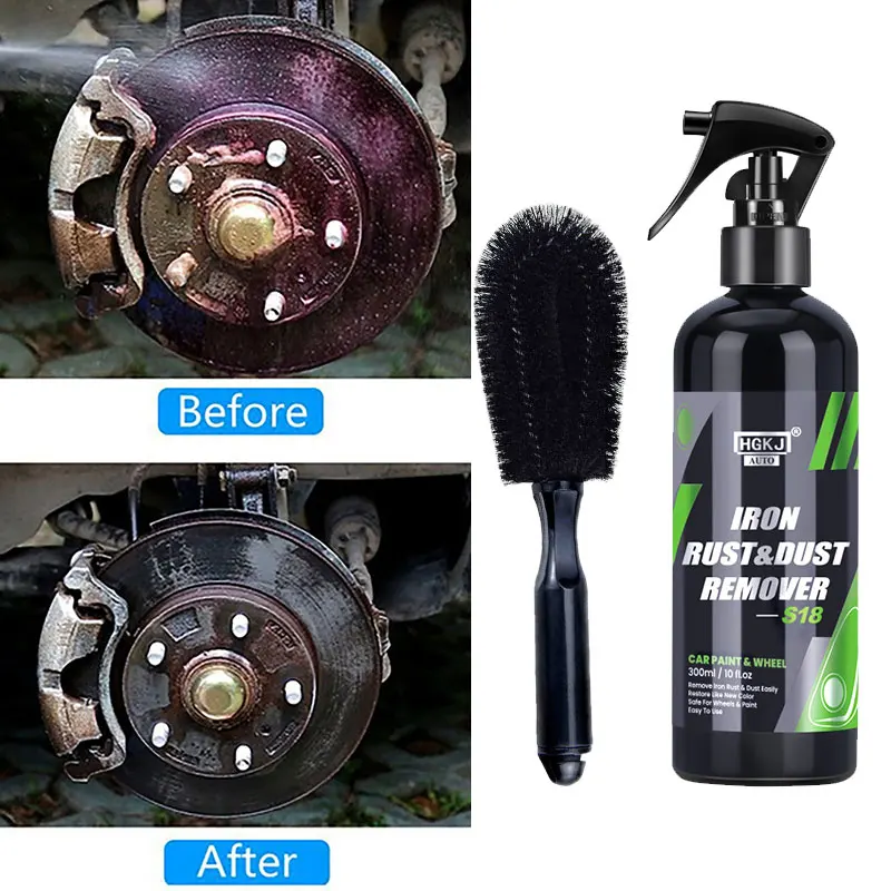 Auto Eisen entferner Rost Staubent ferner Spray Eisen Staub Felge Rost reiniger Autolack Radnabe Eisen Pulver Entferner Auto Detail lierung Pflege Image
