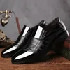 Große Größe Männer Casual Business Formale Lederschuhe Spitze Zehen Männer Schuhe Slip on Casual Faule Schuhe für Männer