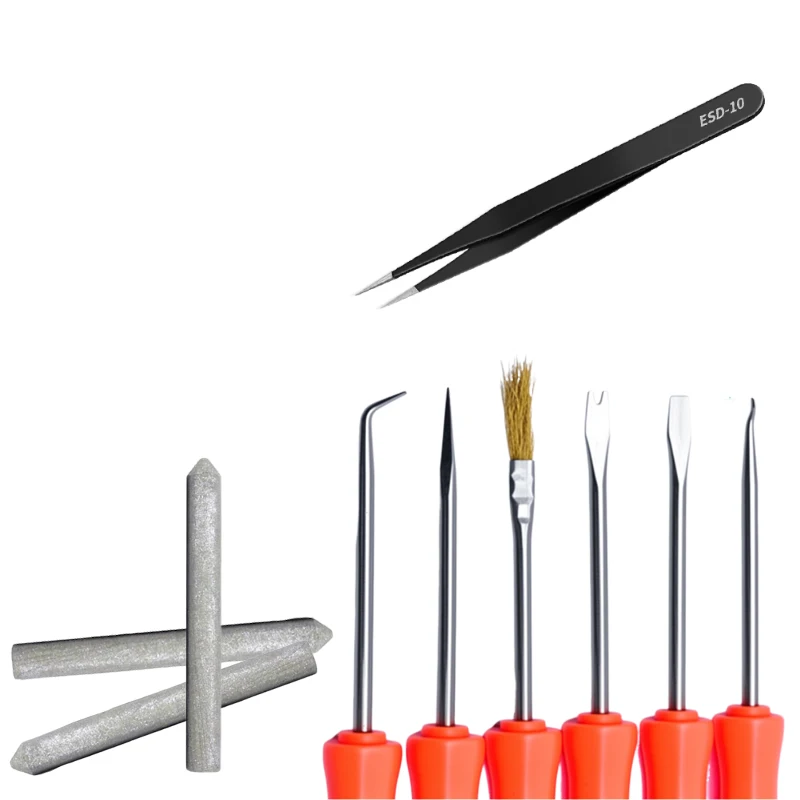 10-teiliges Schweißwerkzeug, Schweißzubehör-Set, verschiedene Funktionen, geeignet für die Reparatur zu Hause, persönliches Handbuch DIY Image