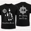 Übergroßes Karpatenwald-T-Shirt „We're Going To Hell for This Norwegian Black Metal Cotton Men Top Tee Streetwear Hip Hop Y2k“.
