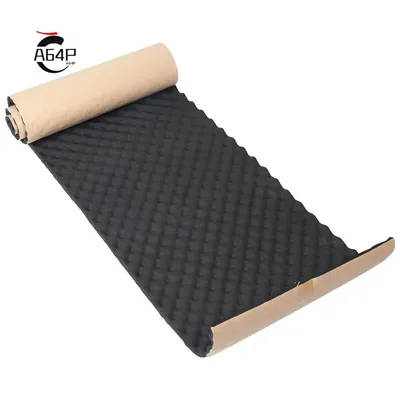 A64P-Car Sound Deadening Mat 50X200cm Engine Foam Cotton Sticker Noise Dampening Insulation 15Mm Thick