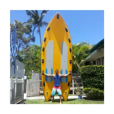 500x150x20cm Team Mega SUP Multi Person Drop Stitch Surfing Custom Inflatable Big Surf Paddle Stand up Paddle Board Sup Board