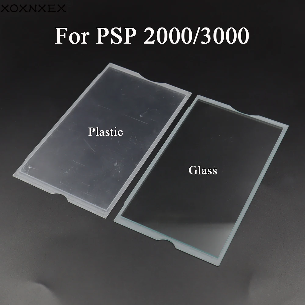 XOXNXEX 1 Stück Glas Kunststoff Objektiv Spiegelabdeckung für SONY PSP2000 PSP 3000 Bildschirm Objektivschutz Abdeckung Objektiv/Klar Image