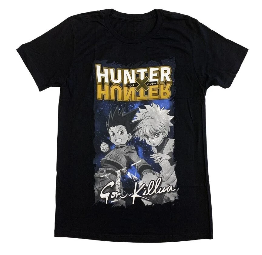 Anime Hunter X Hunter T Shirt männer Baumwolle Kurzarm T-stück Casual Kleidung Vintage Harajuku Frauen Paar Unisex Übergroßen Tops