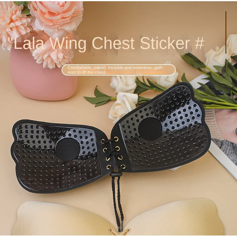 Lala Goddess Silikon-Träger, unsichtbarer BH, Hochzeitskleid, Flügelbindung, BH Image