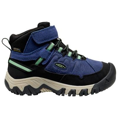Keen - Kid's Targhee IV Mid WP - Wanderschuhe 25/26 | EU 25-26 schwarz/blau Image